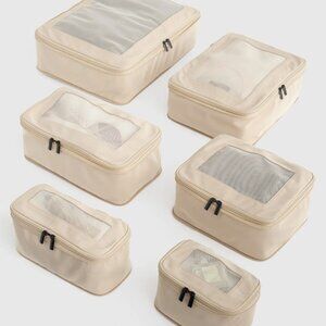 Quince | Eco Compression Packing Cubes (6-pack)